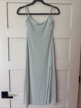 Wilfred Light Blue Slip Midi Dress